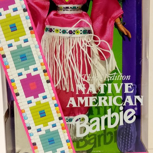 Native American Barbie Third Edition 12699 Vintage 1994 Mattel Doll-MINT NRFB - Picture 12 of 12